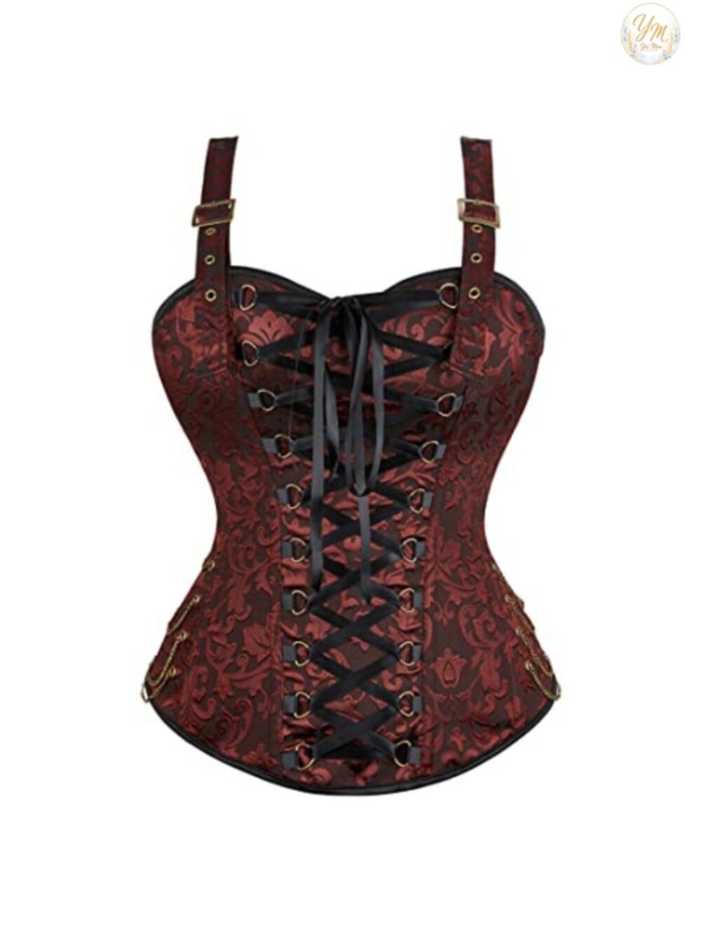 Steampunk Pirate Corset Top Lace Up Hourglass Renaissance Bodice